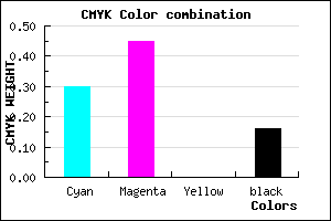 #9575D5 color CMYK mixer