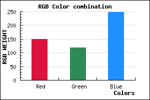rgb background color #9576F8 mixer