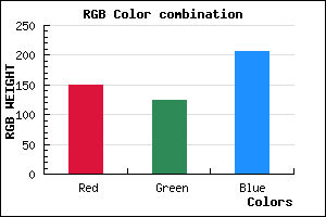 rgb background color #957CCE mixer