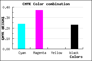 #957DC5 color CMYK mixer