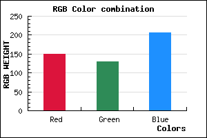 rgb background color #9581CF mixer