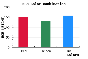 rgb background color #95829C mixer