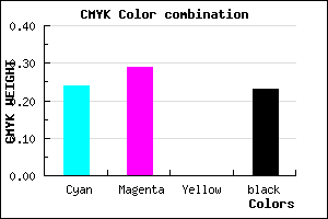 #958BC5 color CMYK mixer