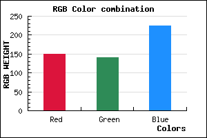 rgb background color #958CE0 mixer