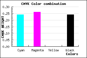 #9590C3 color CMYK mixer