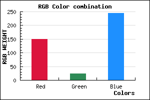 rgb background color #9518F4 mixer