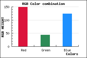 rgb background color #952C7C mixer
