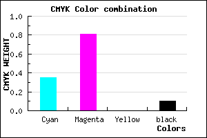 #952CE6 color CMYK mixer