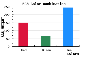 rgb background color #9542F5 mixer
