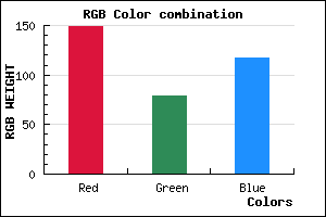 rgb background color #954F75 mixer