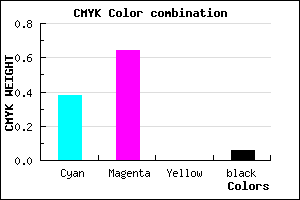 #9555EF color CMYK mixer