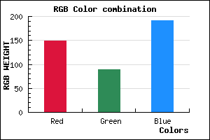 rgb background color #9559BF mixer
