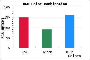 rgb background color #955AA0 mixer