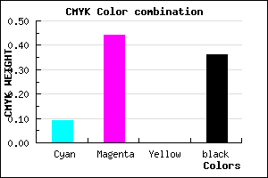 #955CA4 color CMYK mixer