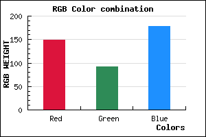 rgb background color #955CB2 mixer