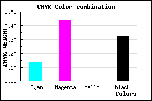 #9561AD color CMYK mixer