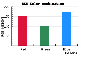 rgb background color #9666AE mixer