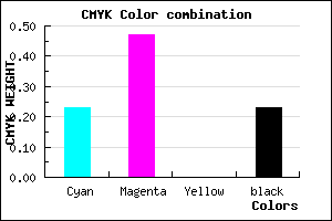 #9668C4 color CMYK mixer