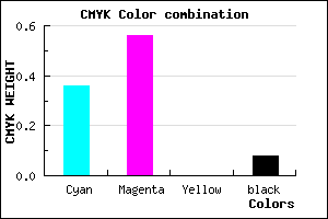 #9668EB color CMYK mixer