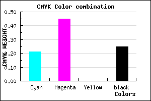 #9669BF color CMYK mixer