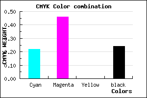 #9669C1 color CMYK mixer