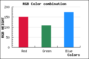 rgb background color #966CAE mixer