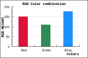rgb background color #966DB1 mixer