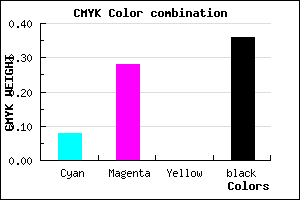 #9675A3 color CMYK mixer