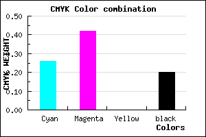 #9676CC color CMYK mixer
