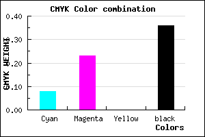 #967EA3 color CMYK mixer