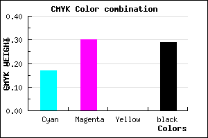 #967EB5 color CMYK mixer