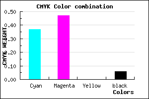 #967EEF color CMYK mixer