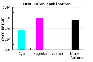 #9680B8 color CMYK mixer