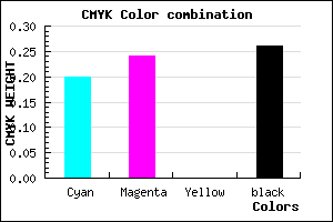 #968EBC color CMYK mixer
