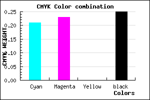 #9692BE color CMYK mixer