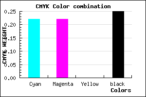 #9696C0 color CMYK mixer