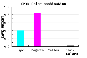 #962AFA color CMYK mixer