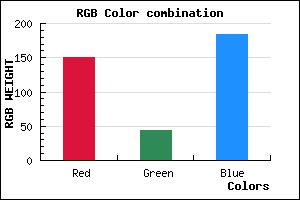 rgb background color #962CB8 mixer