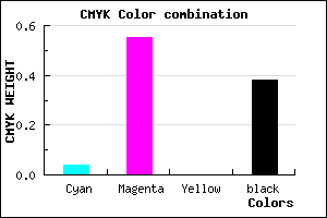 #96479D color CMYK mixer