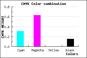 #9650DA color CMYK mixer