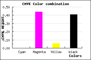 #96548D color CMYK mixer