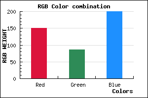 rgb background color #9656C8 mixer