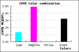 #9659AD color CMYK mixer