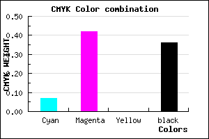 #965EA2 color CMYK mixer