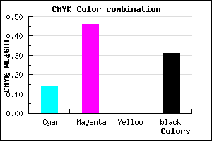 #965FAF color CMYK mixer