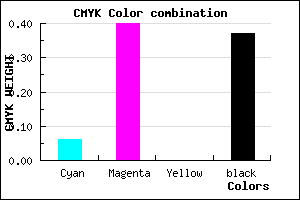 #9660A0 color CMYK mixer