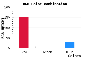 rgb background color #97001F mixer