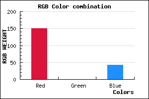 rgb background color #97002A mixer
