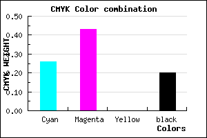 #9775CD color CMYK mixer