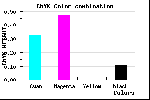#9778E2 color CMYK mixer